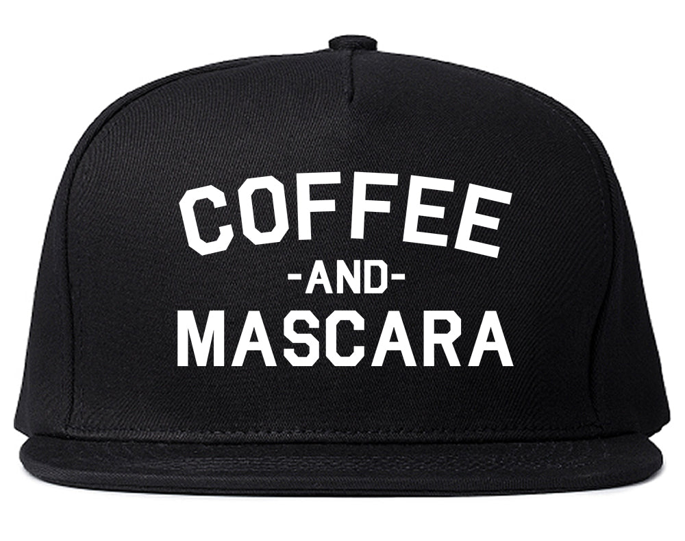 Coffee And Mascara Black Snapback Hat