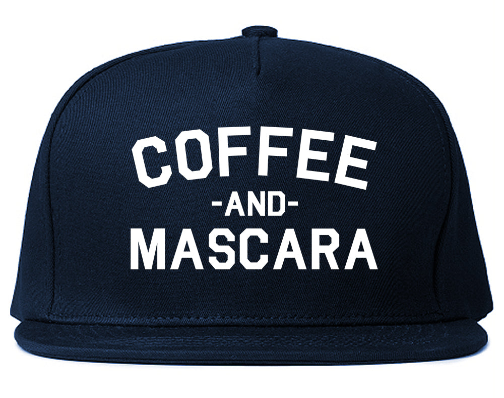 Coffee And Mascara Blue Snapback Hat
