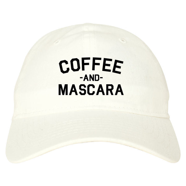Coffee And Mascara White Dad Hat