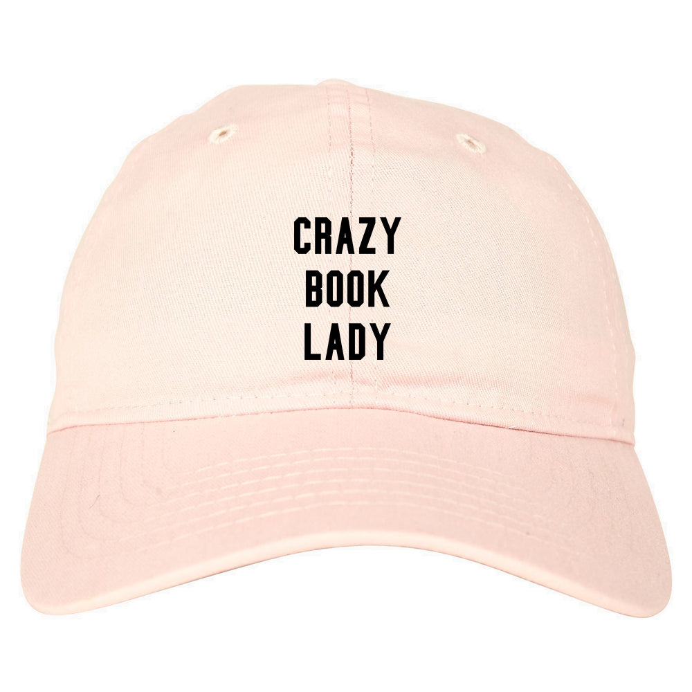 Crazy Book Lady Pink Dad Hat