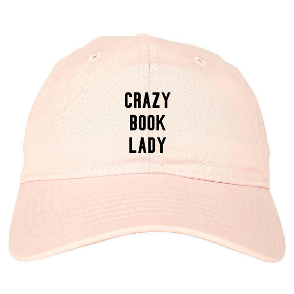 Crazy Book Lady Pink Dad Hat