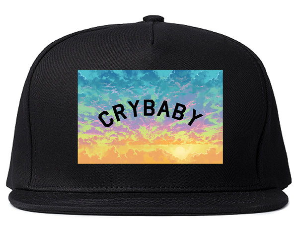 Crybaby Tie Dye Box Black Snapback Hat