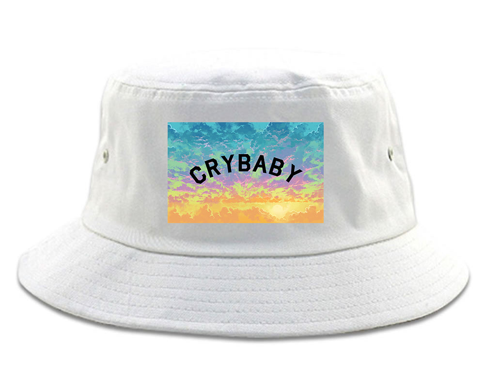 Crybaby Tie Dye Box white Bucket Hat