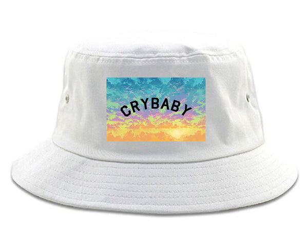 Crybaby Tie Dye Box white Bucket Hat