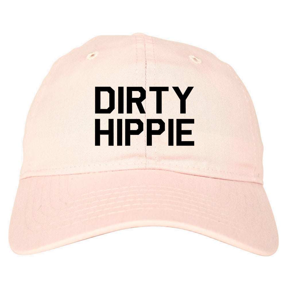 Dirty Hippie Funny Mom Wife Gift Dad Hat Pink