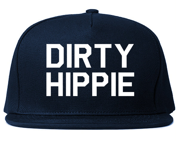 Dirty Hippie Funny Mom Wife Gift Snapback Hat Blue