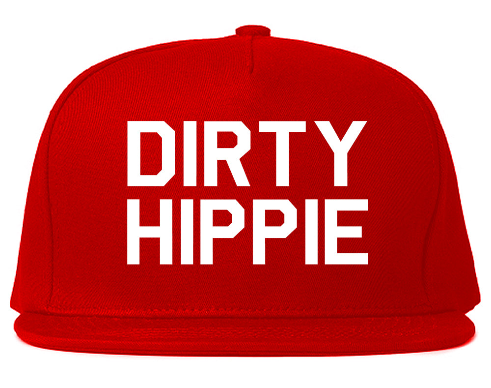 Dirty Hippie Funny Mom Wife Gift Snapback Hat Red