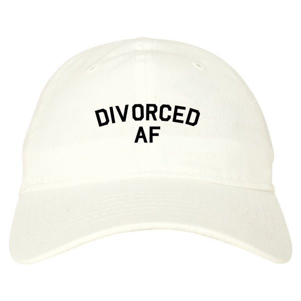 Divorced AF Divorce Break Up White Dad Hat