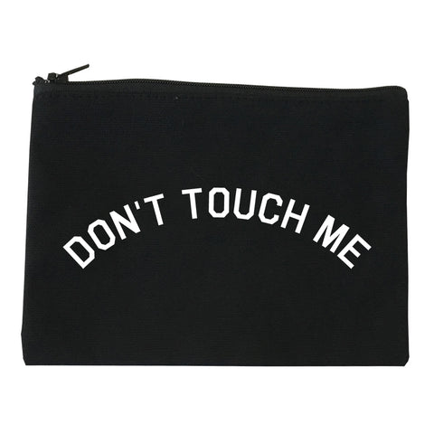 Dont Touch Me Roses black Makeup Bag
