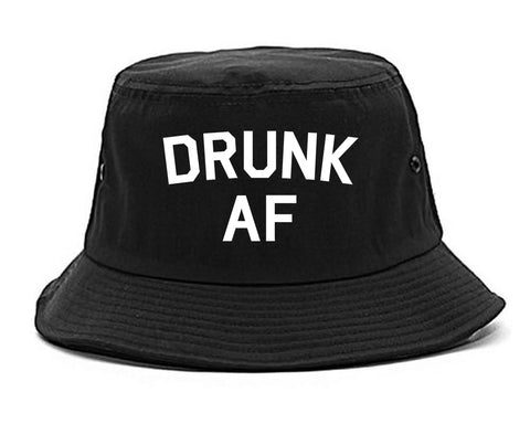 Drunk AF Bachelorette Party Bucket Hat Black
