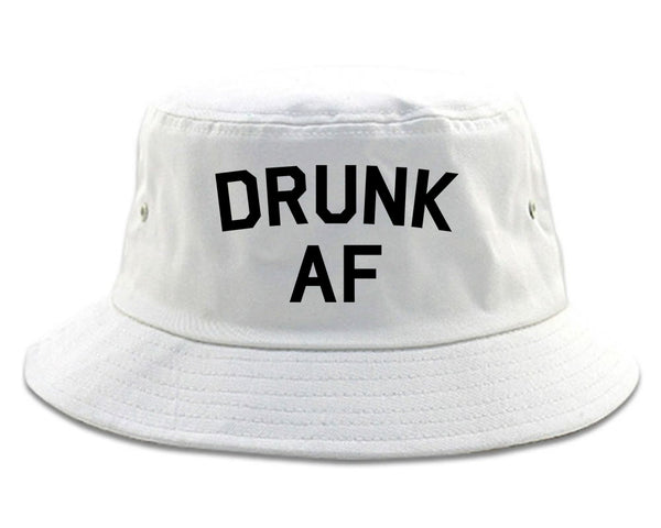 Drunk AF Bachelorette Party Bucket Hat White