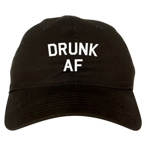 Drunk AF Bachelorette Party Dad Hat Black