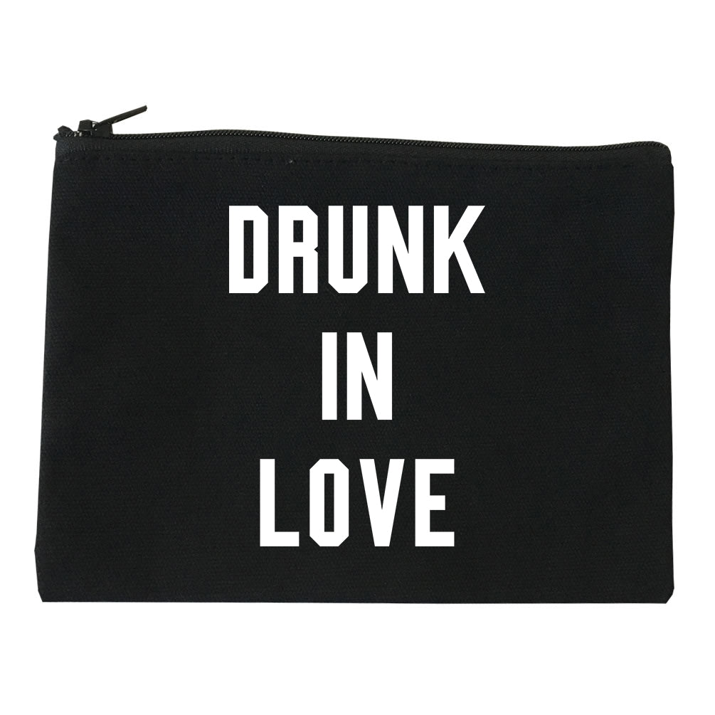 Drunk In Love Bachelorette black Makeup Bag