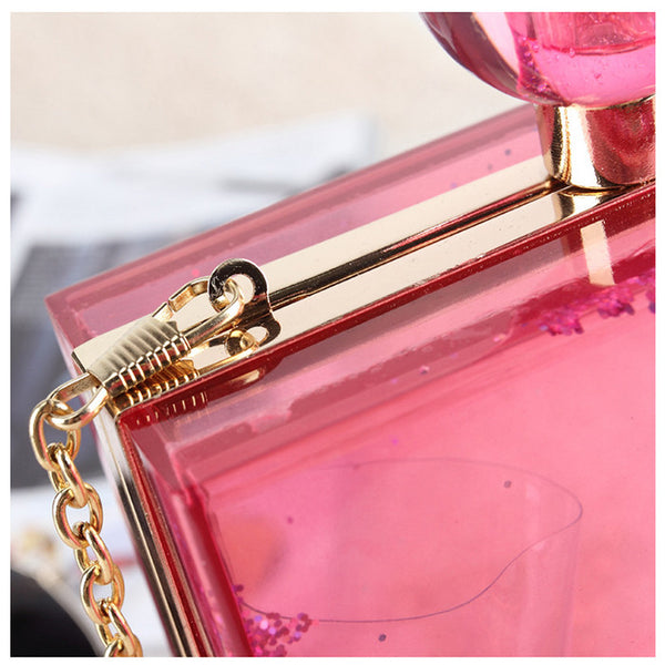 Pretty Pink Perfume Clutch