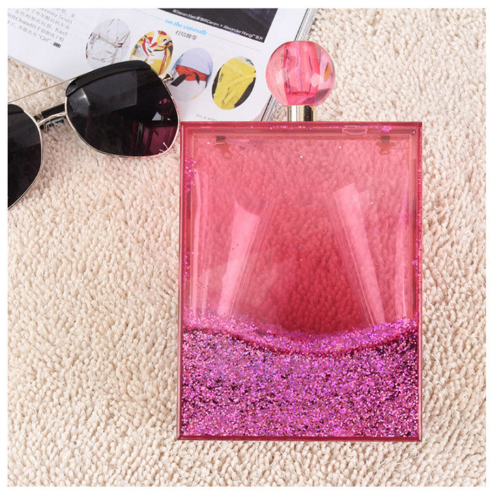 Pretty Pink Perfume Clutch