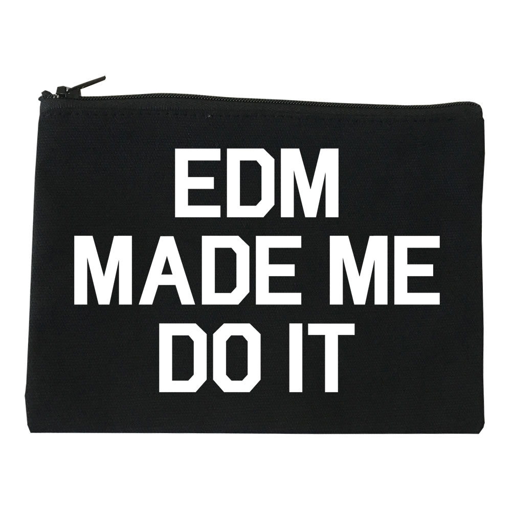 EDM Made Me Do It Black Makeup Bag