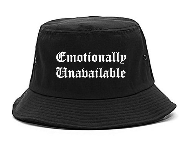 Emotionally Unavailable Roses black Bucket Hat