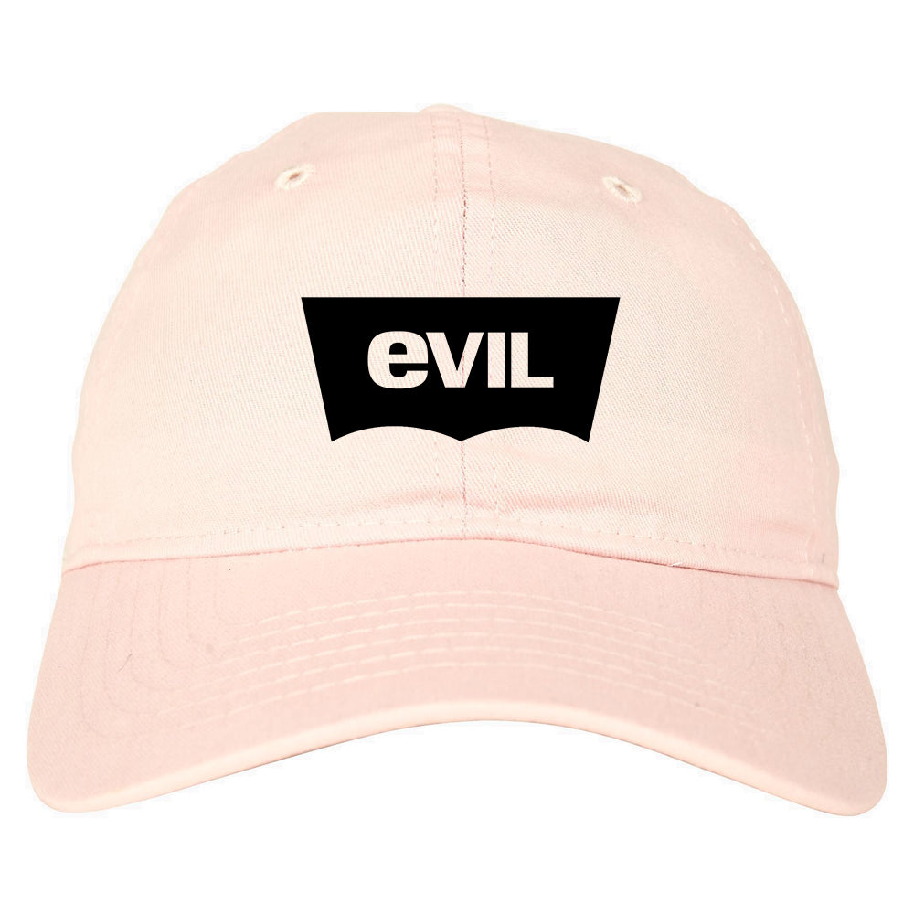 Evil Jeans Logo Dad Hat Pink