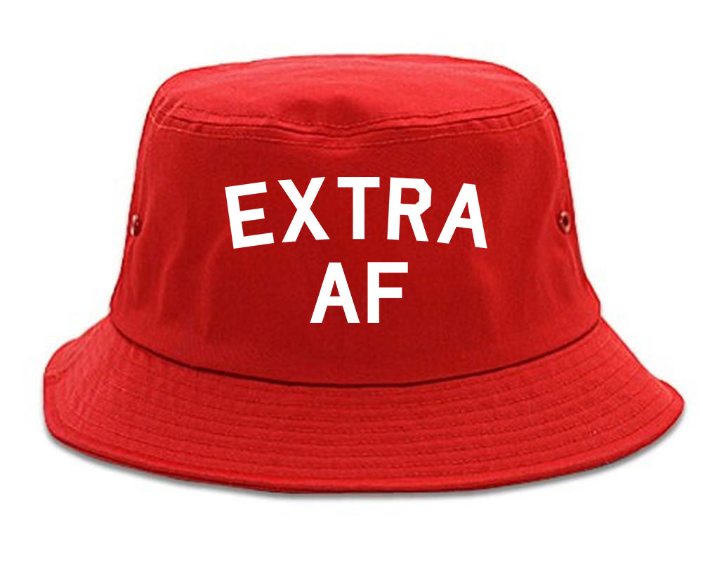 Extra AF Funny Bucket Hat Red