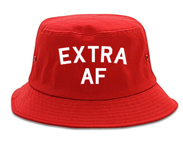 Extra AF Funny Bucket Hat Red