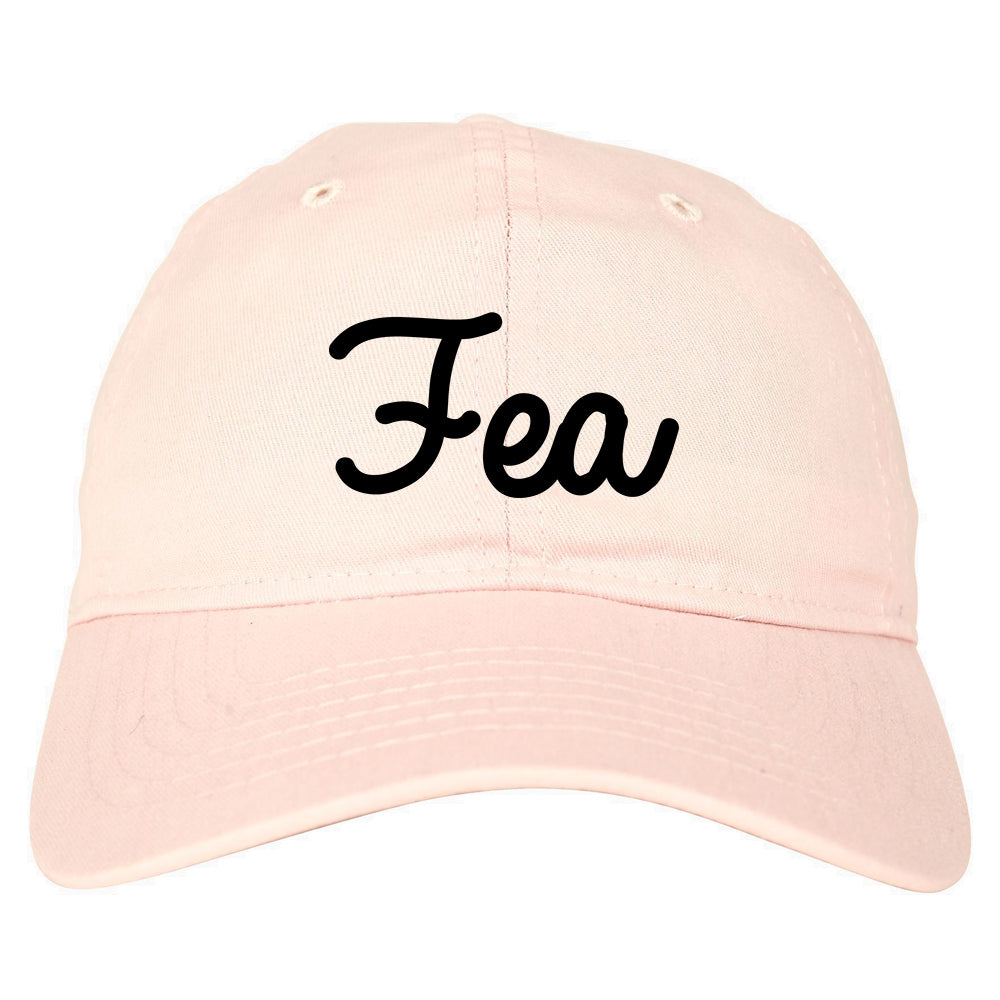 Fea Ugly Spanish Chest pink dad hat