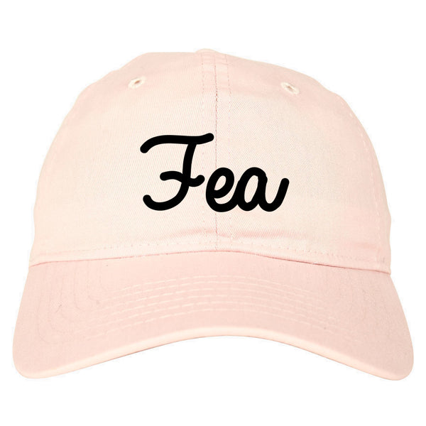 Fea Ugly Spanish Chest pink dad hat