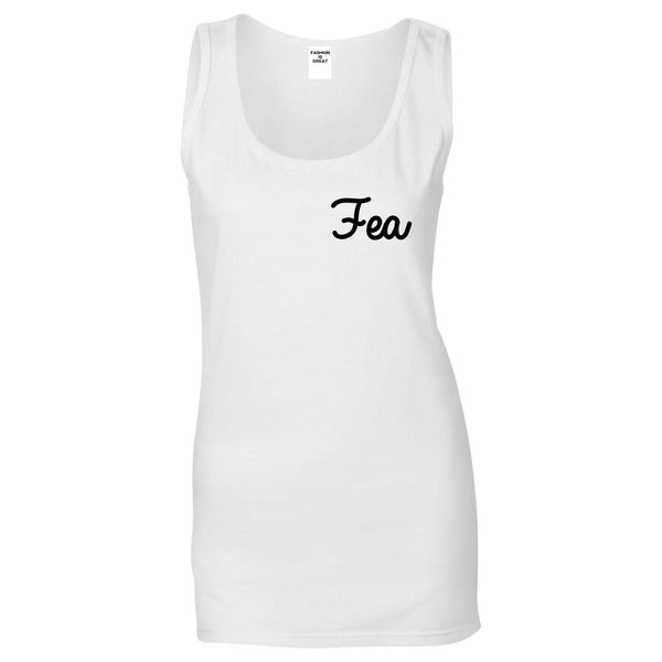 Fea Ugly Spanish Chest White Womens Tank Top