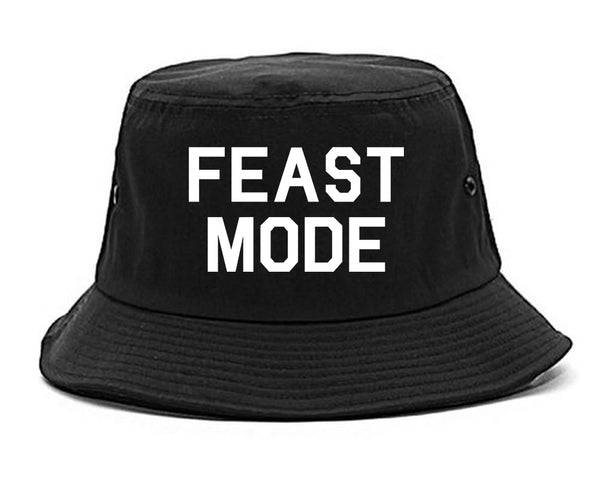 Feast Mode Thanksgiving Food Black Bucket Hat