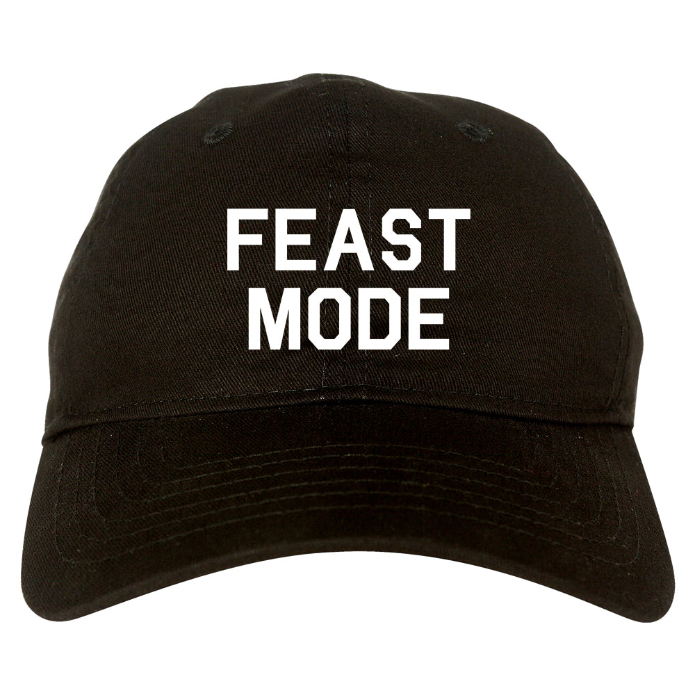 Feast Mode Thanksgiving Food Black Dad Hat