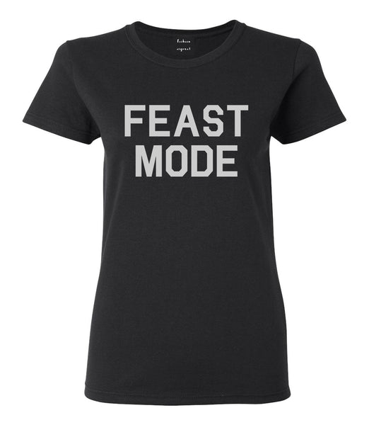 Feast Mode Thanksgiving Food Black T-Shirt