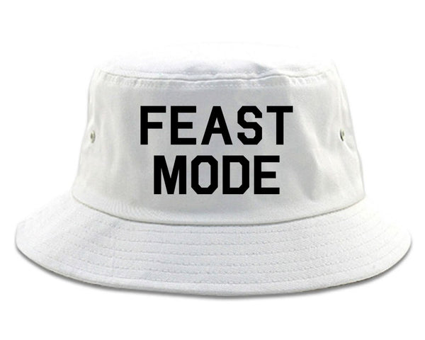 Feast Mode Thanksgiving Food White Bucket Hat