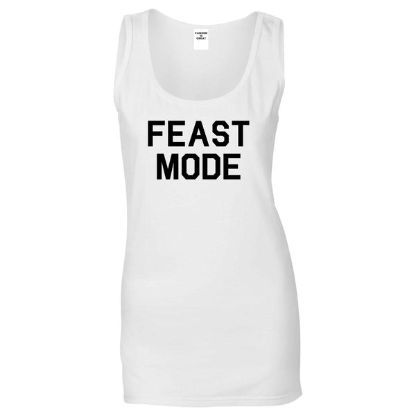 Feast Mode Thanksgiving Food White Tank Top