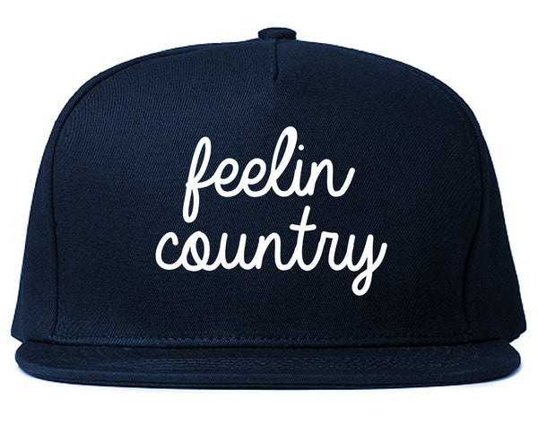Feeling Country Texas Blue Snapback Hat
