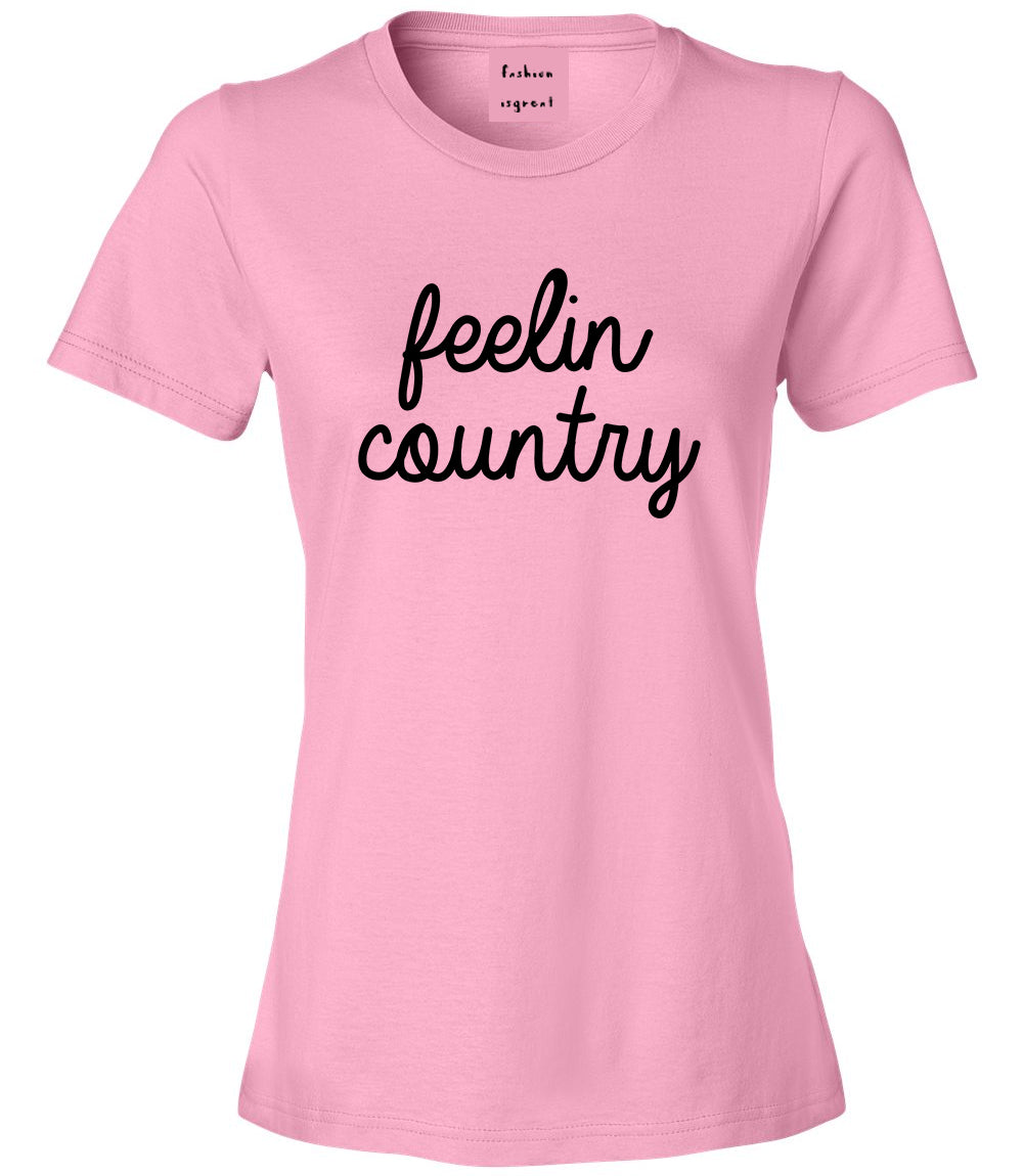 Feeling Country Texas Pink T-Shirt