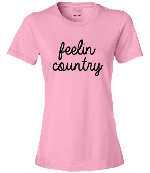 Feeling Country Texas Pink T-Shirt