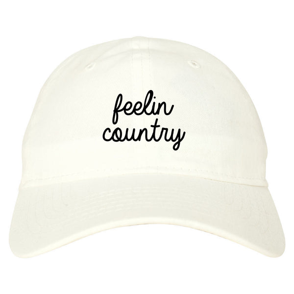 Feeling Country Texas White Dad Hat