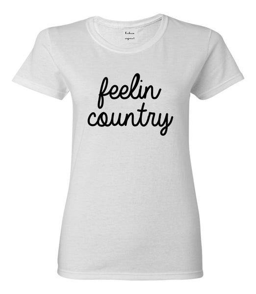 Feeling Country Texas White T-Shirt