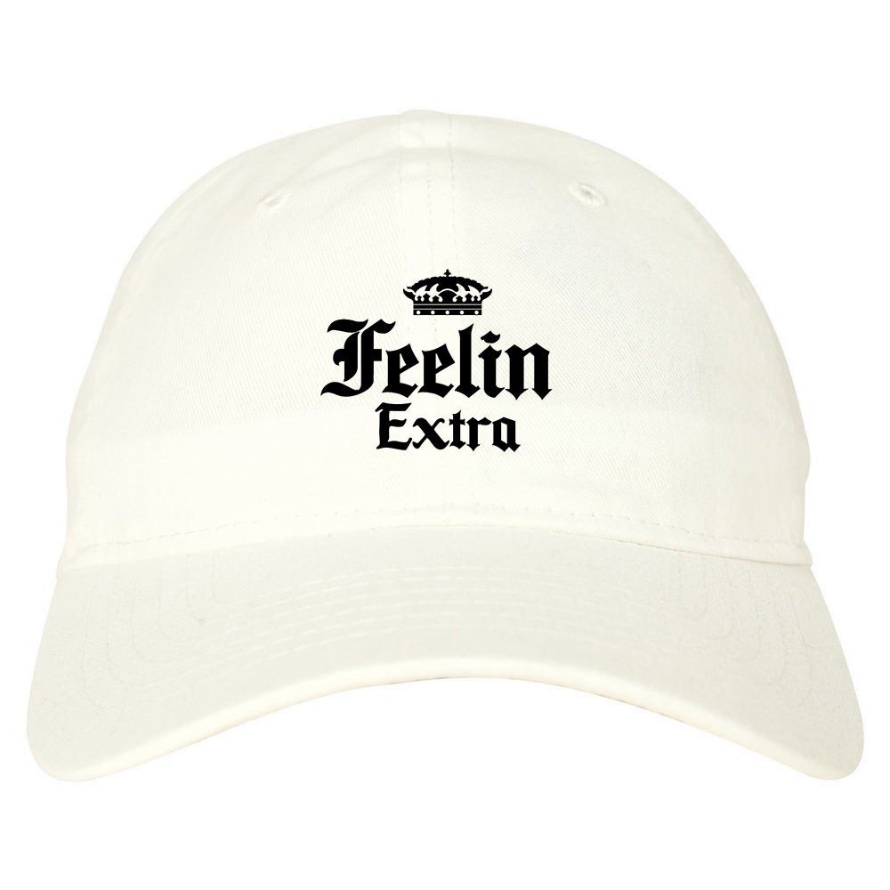 Feeling Extra Dad Hat White