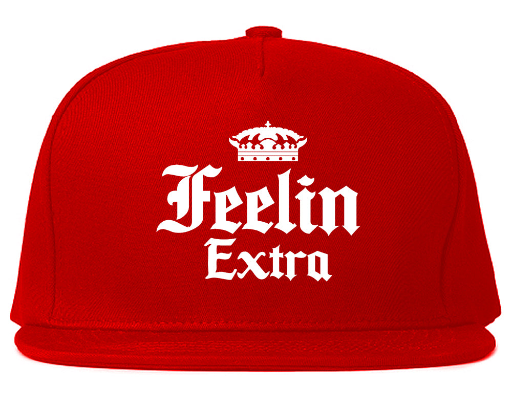 Feeling Extra Snapback Hat Red