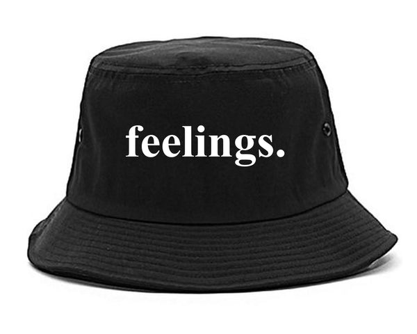 Feelings Emotional black Bucket Hat