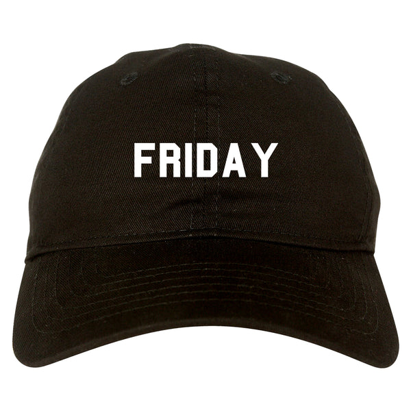 Friday Days Of The Week black dad hat