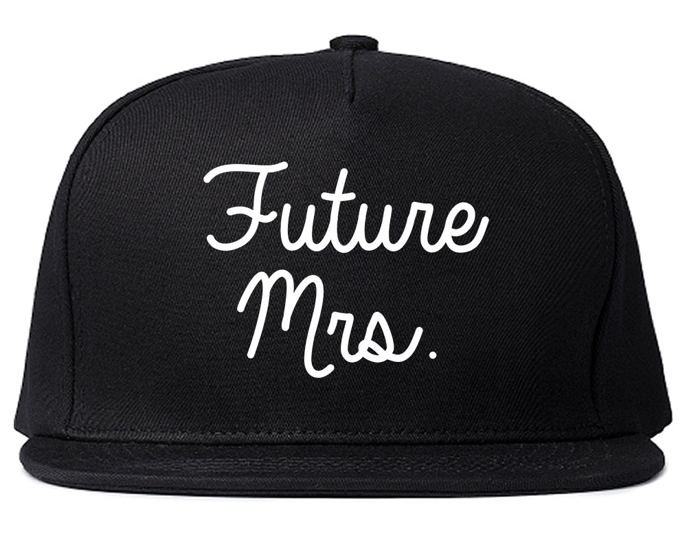 Future Mrs Bridal Shower chest Black Snapback Hat