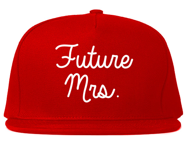 Future Mrs Bridal Shower chest Red Snapback Hat