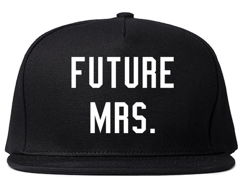 Future Mrs Bride Bridal Shower Black Snapback Hat
