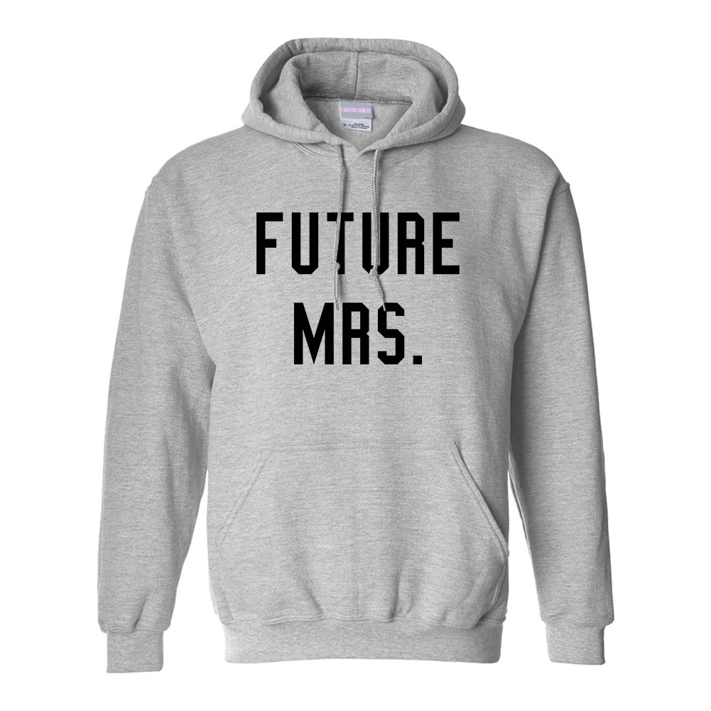 Future Mrs Bride Bridal Shower Grey Womens Pullover Hoodie