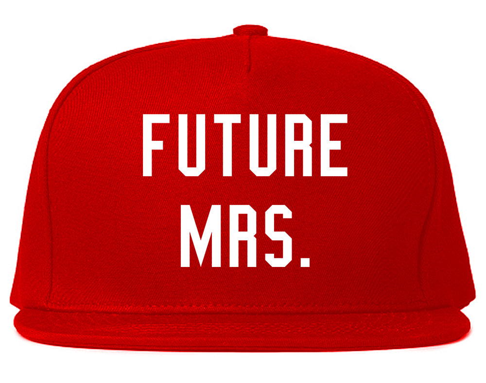 Future Mrs Bride Bridal Shower Red Snapback Hat