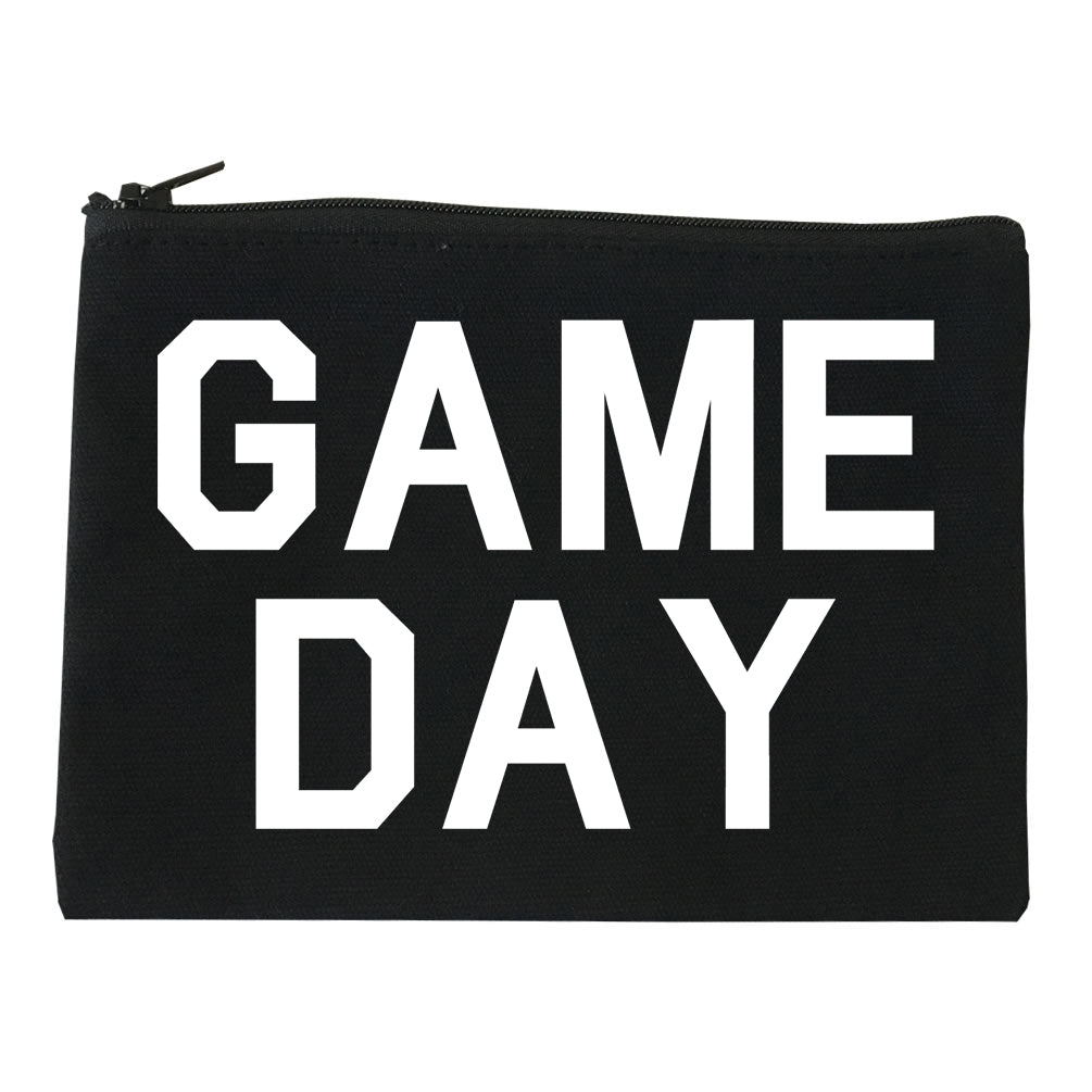 Game Day Sports Black Makeup Bag