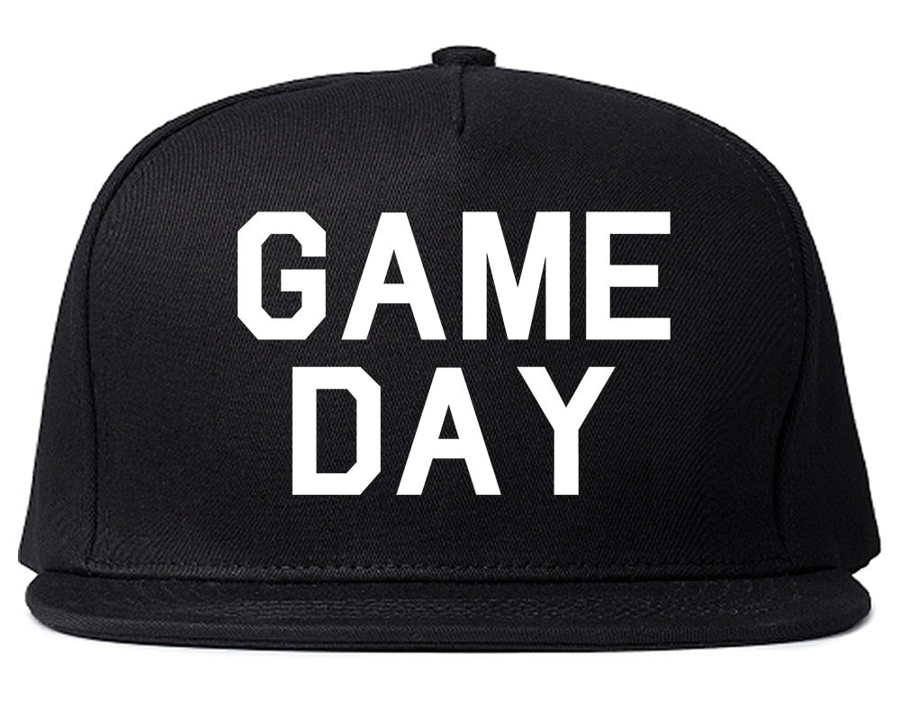 Game Day Sports Black Snapback Hat