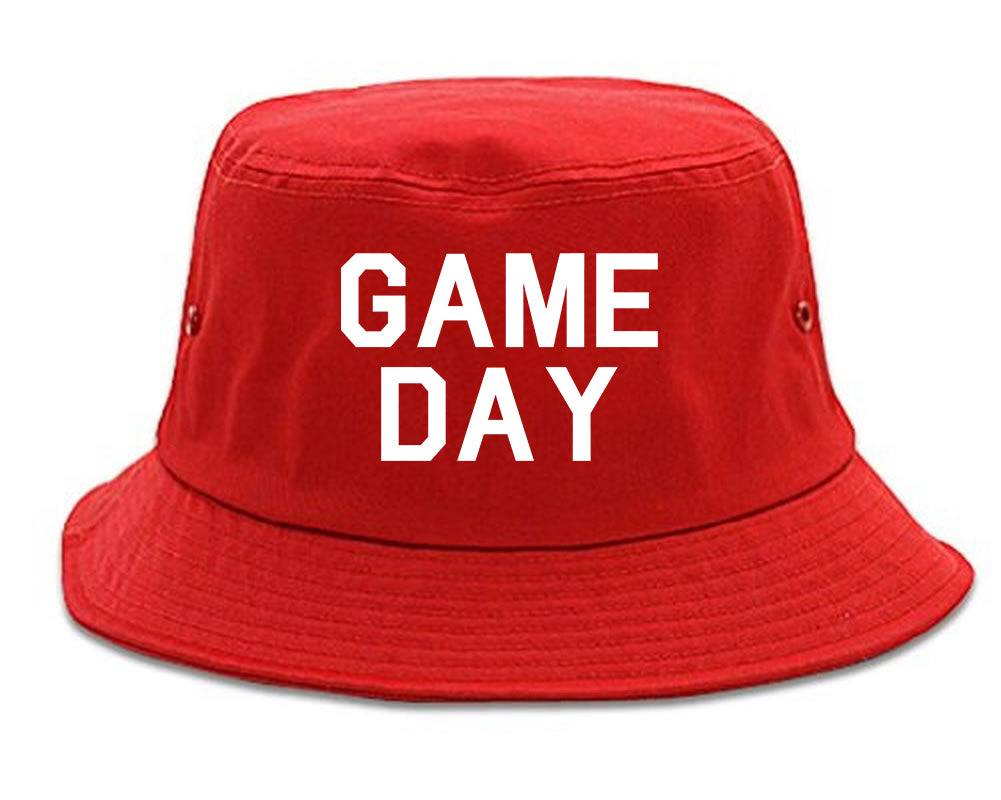Game Day Sports Red Bucket Hat