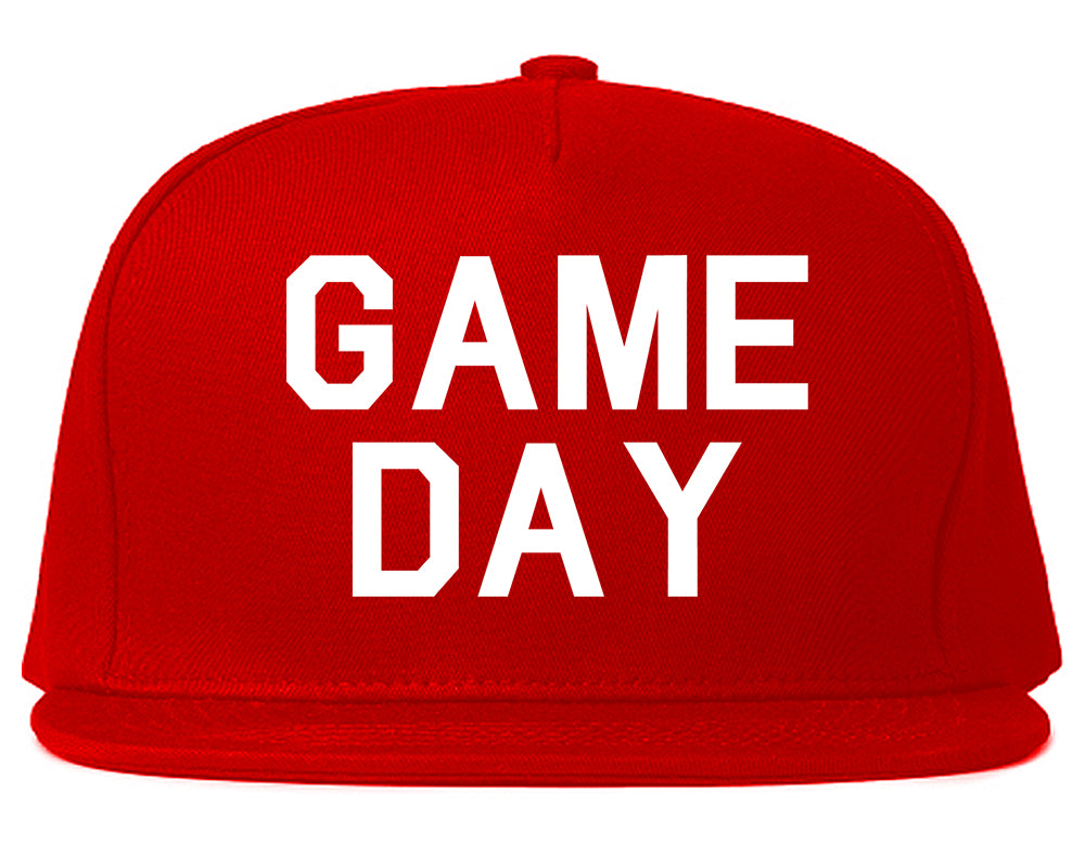 Game Day Sports Red Snapback Hat